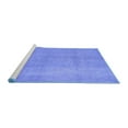 thumbnail image 2 of Ahgly Company Machine Washable Indoor Rectangle Abstract Blue Contemporary Area Rugs, 5' x 7', 2 of 4