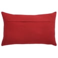 thumbnail image 3 of SAFAVIEH Cinthia Snowflake Pillow, 16" x 24", Red, 3 of 5