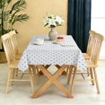 thumbnail image 5 of Rectangular Tablecloth 60x84 Inch – Waterproof Polyester Printed Table Cover, Wrinkle Resistant, Washable for Kitchen & Dining, Colorful Geometry Pattern, 5 of 6
