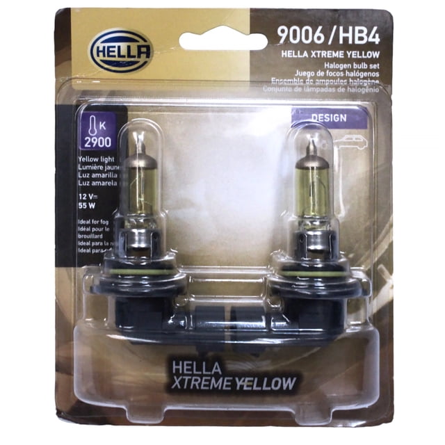 Foco 9006 12V 2800K Yellow Hella