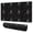 Black Gothic Sun, variant on Long Mouse Pads for Desk,Black Gothic Skull Spider Pattern Desk Mats on Top Of Desks, Desk Mouse Pad Extra Large with 3mm Non-Slip Base and Stitched Edge for Gaming,Office,Work,Home 31.5"x11.8"