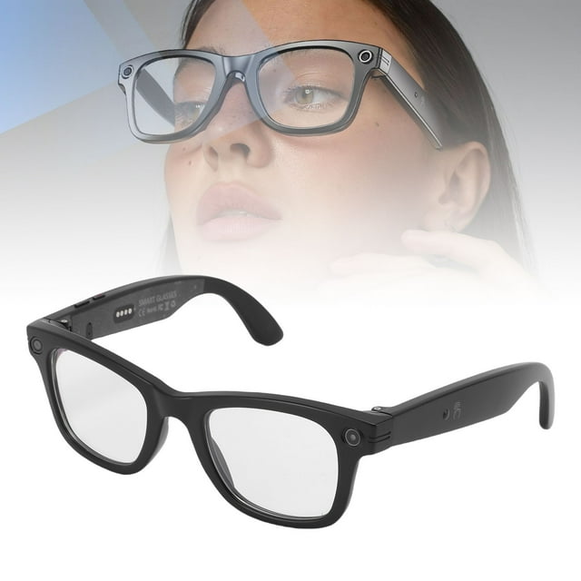 Lunettes de Musique, Lunettes Intelligentes 12 Heures d'Autonomie IP65 Étanches pour Extérieur