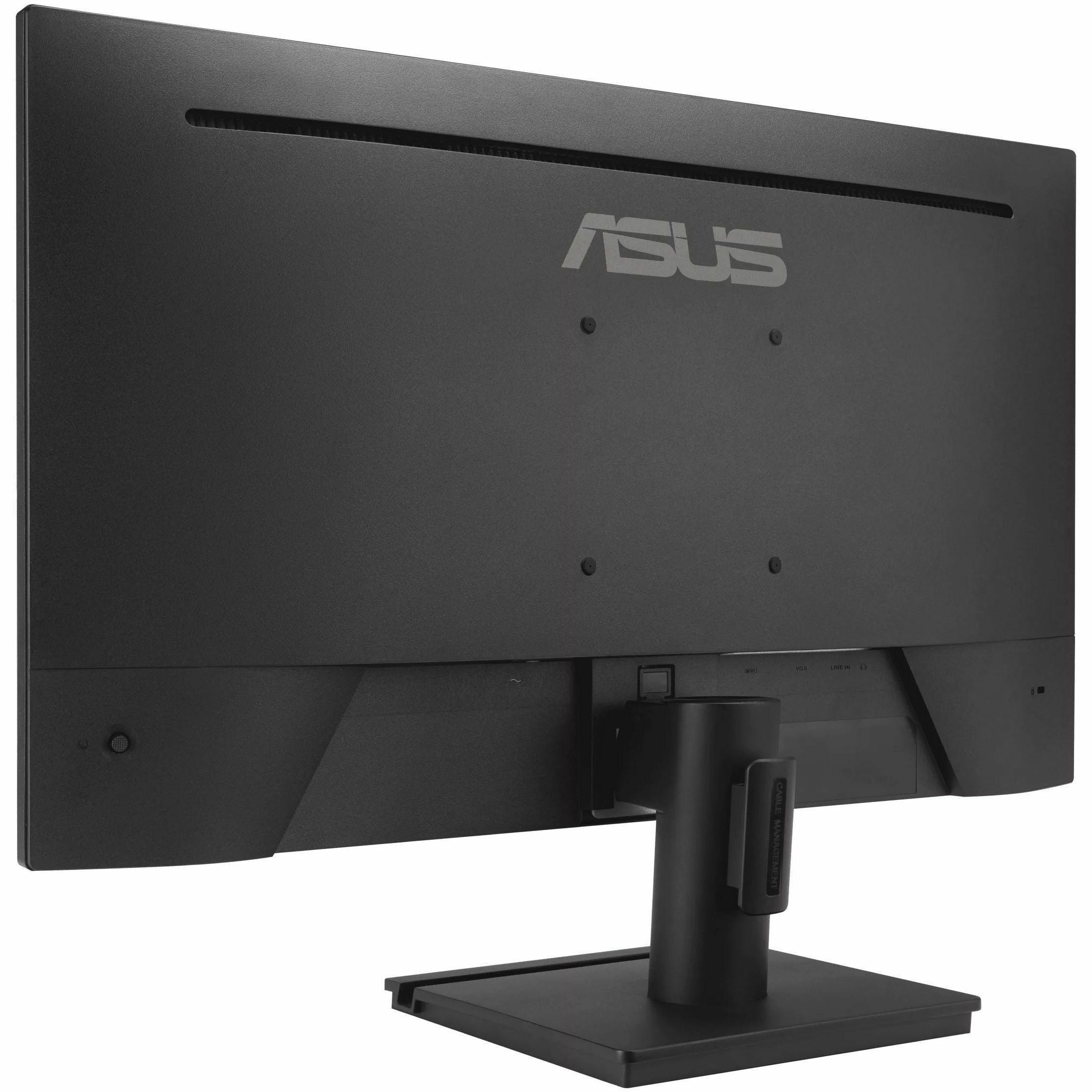 ASUS 24" 1080p LED Anti-Glare, Low Blue Light, Wall Mountable, Tiltable Computer Monitor with, Power Cord & HDMI Cable, Black, VA249HG, 1 Pack