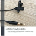 thumbnail image 2 of MERRYHAPY 10-Pack Black Microphone Lapel Clips Lightweight Plastic for Lab, Office, and, 2 of 6
