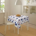 thumbnail image 5 of 4th of July Tablecloth Square 60x60 Inch Blue Red White Patriotic Stars Table Cloth,Stain Resistance Independence Day Holiday Table Covers for Kitchen Dining,Small Tablecloth for Party Picnic, 5 of 6