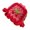 Red, variant on Cherry Crochet Bucket Hat Women Spring Autumn Handmade Knitted Cute Beanies Cap Vacation Traveling Beach Hat