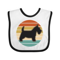Inktastic Scottie Dog Vintage Scottish Terrier Boys or Girls Baby Bib