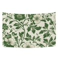 thumbnail image 6 of Yayeee Tapestry Wall Hanging for Bedroom 80" x 60" Living Room Home Wall Art Decor, Green Floral, 6 of 7