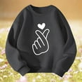 thumbnail image 5 of Gelikeya Oversized Girls Sweatshirt Valentines Day Crew Neck Funny Sweatshirts Trendy Oversized Loose Winter Clothes & 2-3 Years, 5 of 5