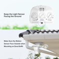 thumbnail image 4 of Luces de seguridad para exteriores SANSI 25W 3000LM con control remoto 5000K, 4 of 8