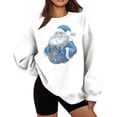 thumbnail image 2 of FDGIU Women's Funny Christmas Graphic Sweatshirt - Plus Size Crewneck Long Sleeve Pullover, Casual Comfy Holiday Tunic Blouse, 2 of 5