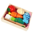 thumbnail image 2 of HILABEE Simulation Food Kitchen Toys Educational Toys Pretend Role Play Kitchen Toys for Vegetable, 2 of 9