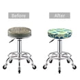 thumbnail image 3 of Uemuo Cute Dinosaur Blue Green Pattern Round Bar Stool Seat Covers Washable Stool Cushion Slipcover Elastic Bar Chair Covers-13 inch, 3 of 7