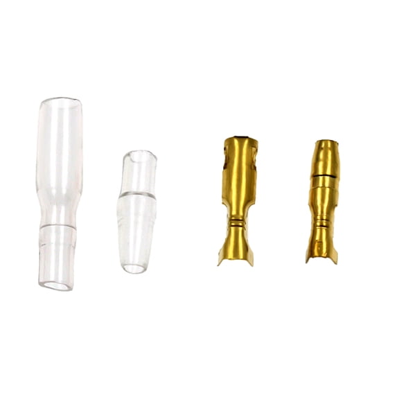 Tssuoun Pack of 200 Electrical Female Male Wire Connector Insulated Terminal Caps Assorted Kit Crimping Accessories Replacing Parts