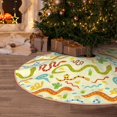 thumbnail image 5 of Sikiie Cartoon Snake8 Nativity Christmas Tree Skirt, Jesus Christian Winter Holiday Tree Mat Decoration(30-48IN)30", 5 of 6