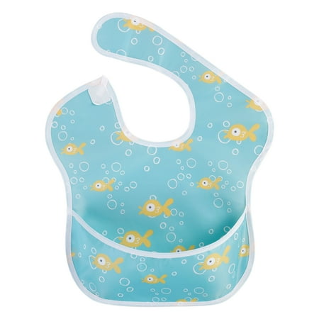 

NEGJ Baby Boys Girls Floral Colorful Waterproof Bib Feeding Bibs
