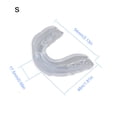 thumbnail image 4 of Protector La Boca Guardia para Lacrosse Rugby Taekwondo (transparente), 4 of 9