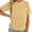 Light Yellow, variant on Women's Nursing Shirts with Zipper Pocket - Comfort Breastfeeding Tops, Soft Maternity Tees for Moms, Short Sleeve Crew Neck,Size for L
