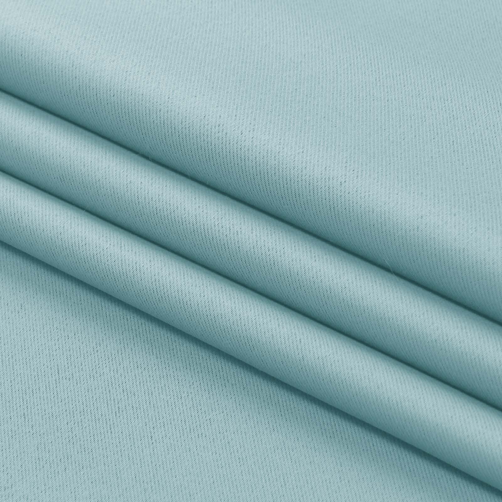 OVZME 2 Panel Blackout Curtains for Small Window, 54 inch Long Short Curtains for Bedroom, Thermal Insulated Energy Saving Room Darkening, W40 x L54 inch, Aqua Blue