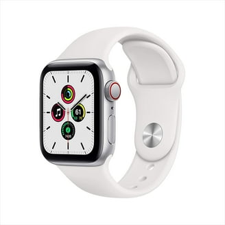 Apple Watch Series 4 40MM GPS, Silver Case, White Sport Band