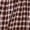 Coffee White, variant on Women'S Retro Plaid Dress Square Neckline Spaghetti Strap Flounce Tea-Length Dress with Pockets Red & White M