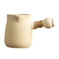thumbnail image 3 of Tetera de , Infusor de té, teteras duraderas con mango lateral para senderismo al aire libre, casa de té, regalo para amantes del té en el , blanco, l BLESIY Tetera con infusor, 3 of 8
