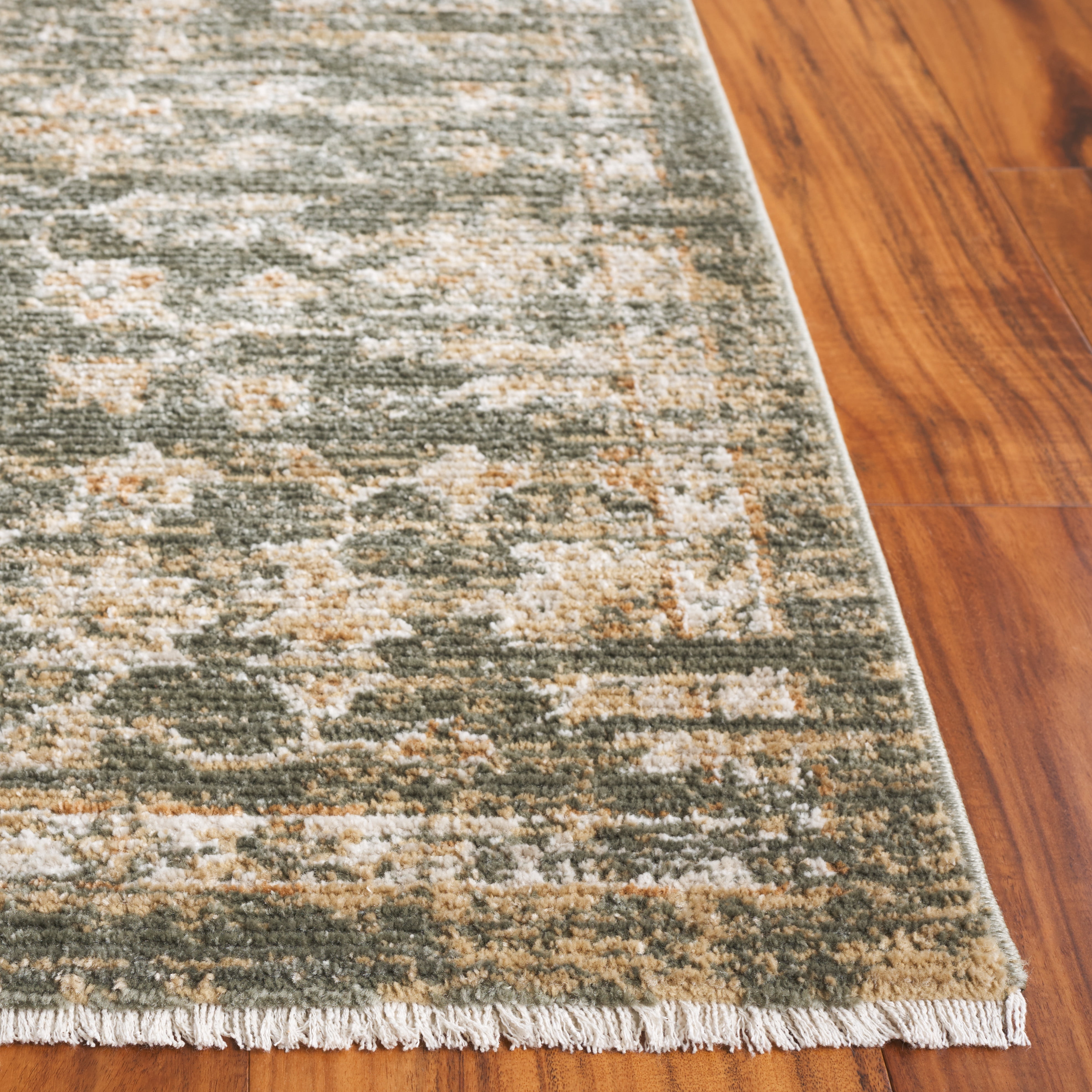 Safavieh Hazel Cebrail Oriental Runner Rug, Green/Beige, 2'2" x 5'