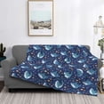thumbnail image 2 of Fotbe Cartoon Sharks2 Manta de Franela con Estampado, Manta Ultrasuave para Cama, Sofá, Auto, Hipoalergénica y Antibolitas-60"x50", 2 of 6