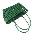 thumbnail image 3 of Bolso tejido cuadrado de PE para playa - Estilo bohemio y resistente al agua, ideal para vacaciones o paseos diarios. ¡Llévalo a todos lados con estilo! 🌴🧺, 3 of 6