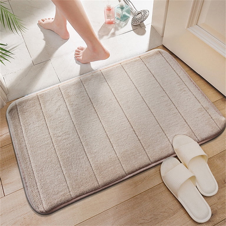 Christmas Saving Clearance! Sruiluo Cobblestone-Embossed Bathroom Rugs Bath  Mat Memory Foam Pad Floor Rugs Carpets Doormat, Super Soft, Non-Slip,  Quick-Drying, Room Decor, Beige, 15.7x23.6 - Walmart.com