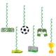 thumbnail image 5 of Decoraciones de fiesta de cumpleaños con temática de fútbol, feliz cumpleaños colgante de remolinos de pancarta de fútbol para niños, suministros de fiesta de fútbol para niños, 5 of 5