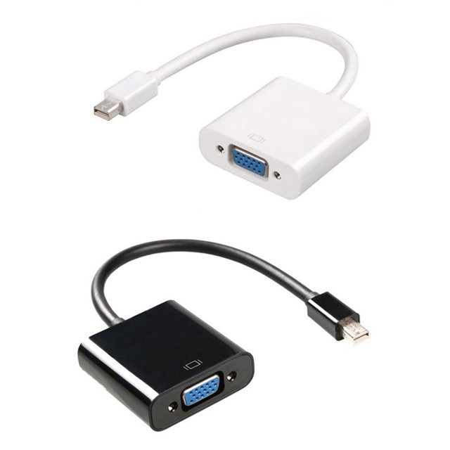 Câble Adaptateur Mini DisplayPort vers VGA DP vers VGA Ligne de Conversion Support Mini DisplayPort v1.2