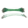 thumbnail image 2 of 100PCS Fishing Leader Swivels Snap Anti Corroison Hard Steel Wire Leader For Saltwater, 2 of 8