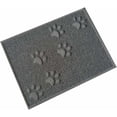 thumbnail image 1 of Gray 30 40cm Litter Box Mat Waterproof Feeding/Litter Box Mat for Cat and Dog, 1 of 4