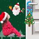 thumbnail image 3 of Puerta De Navidad Decoración Del Hogar Adhesivo Colgante De Puerta 3D De Navidad Para Niños Inevent HA043948-03, 3 of 6