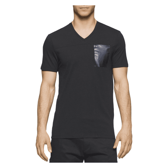 Calvin Klein Men's Pocket T-Shirt , Black, Size S, MSRP $45