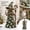 B, variant on Enchanted Forest Witch Figurine with Owl and Staff, 1 Piece, Green and White, for Indoor Holiday Display, Christmas Decoration
