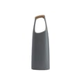 thumbnail image 7 of Bloomingville Small Stoneware Vase with Rattan Wrapped Top Handle, Grey, 7 of 7