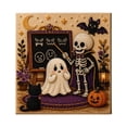 thumbnail image 1 of Halloween Ghost Pearl Art DIY Kit, Diamond Painting Crafts for Adults, Cute 3D Pearl Diamond Art for Fall Halloween Decor, Beginner Seasonal Wall Art Gift, 1 of 1