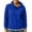 Blue, variant on Women's Asymmetric Button Cowl Neck Fleece Sweatshirt Oversized Long Sleeve Raglan Casual Pullover Tops Fall Fashion Y2k Outfit White