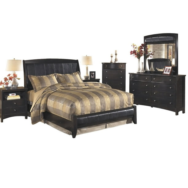 Ashley Furniture Harmony 6 Pc Queen Sleigh Bedroom Set W 2