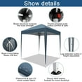 thumbnail image 4 of Ktaxon 6.5'x6.5' Canopy Tent Waterproof Right-Angle Folding Tent Blue, 4 of 7