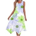 thumbnail image 1 of Ladies Summer Tops Impreso sin Mangas Cuello Redondo Vestido Casual para Uso Diario Y Casual, 1 of 6
