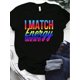 thumbnail image 4 of Camiseta con estampado de letras de talla grande, informal, de manga corta y cuello redondo, para mujer, talla grande, para adultos, hombres, mujeres, adolescentes, jóvenes y para el tiempo libre., 4 of 8