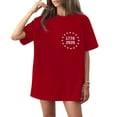 thumbnail image 5 of We the People 250th Anniversary USA Printed Womens Shirts, 1776-2026 250 Years Short Sleeves CrewNeck Graphic Tees for Womens, Womens Tops for 4th of July Independent Day Summer Red L, 5 of 6