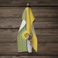 thumbnail image 4 of Summer Sunflowers Brindle Cardigan Corgi Kitchen Towel, 4 of 5