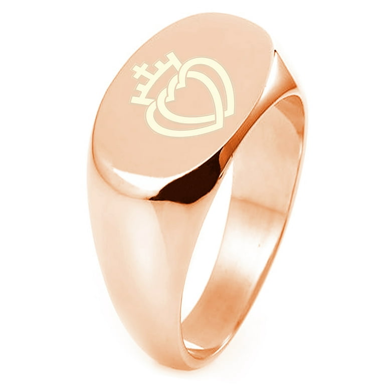 Engraved crown ring discount