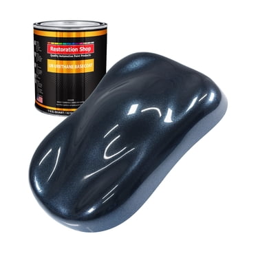 Restoration Shop Electric Blue Metallic Urethane Basecoat - 1 Gallon Auto Paint