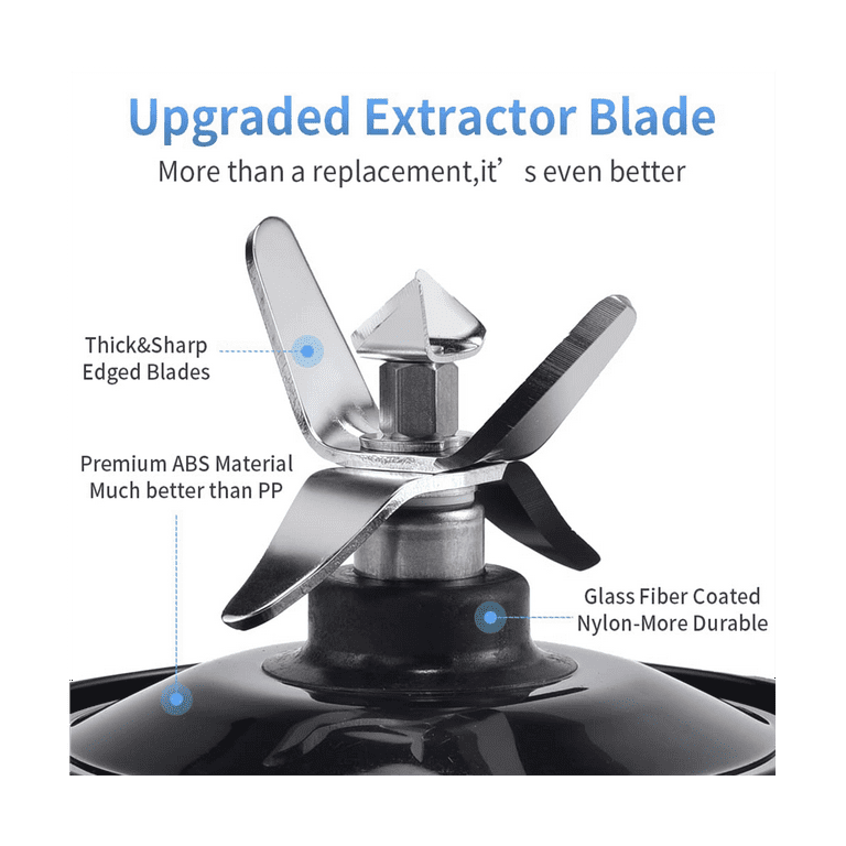 18 oz 24 oz 32 oz Cups & Extractor Blade Deluxe Upgrade Kit for Nutribullet Lean NB-203 1200W Blender