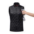 thumbnail image 4 of Women Heating Vest And Smart Charging Vest Vest Heating Female Piece Heating Usb 9 Heating Womens Long Vests Lightweight Lightweight Vest Ladies Vests Sleeveless Winter plus Size Coat for Women Taupe, 4 of 8